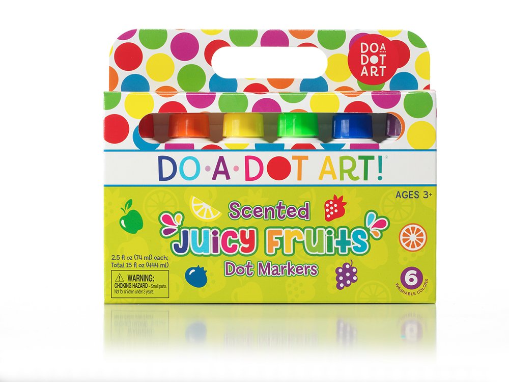 Do-A-Dot Art Juicy Fruit Markers, 6 Pack