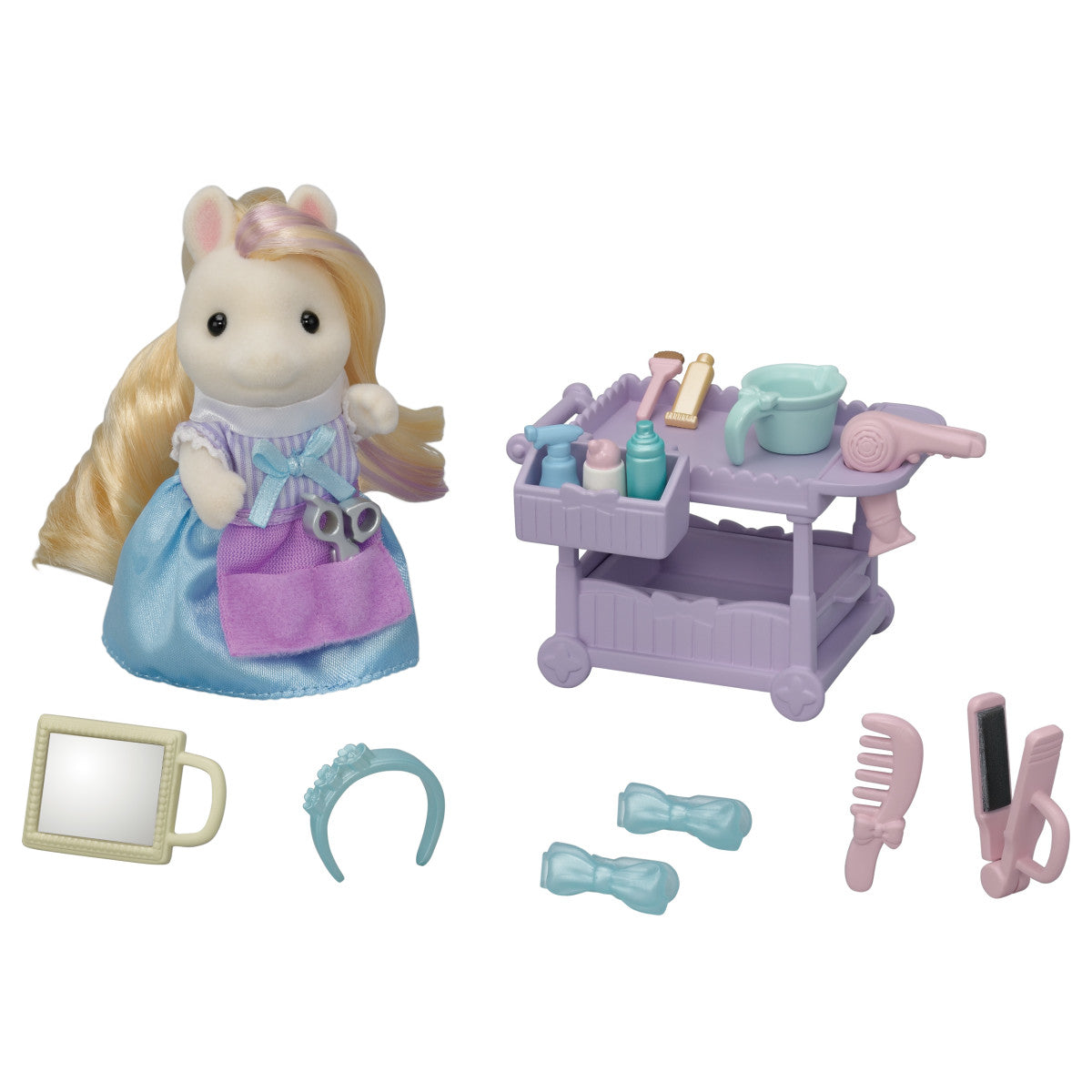 Calico Critters Pony’s Hair Stylist Set