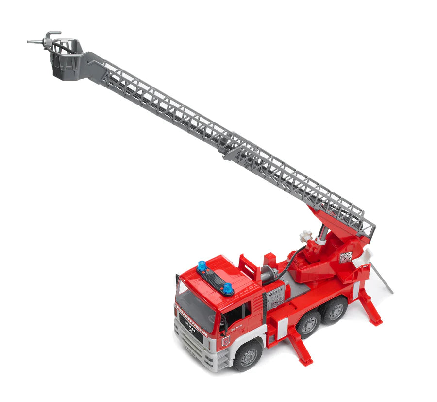 Bruder Man TGA Fire Engine with Ladder, Water Pump, Lights & Sound