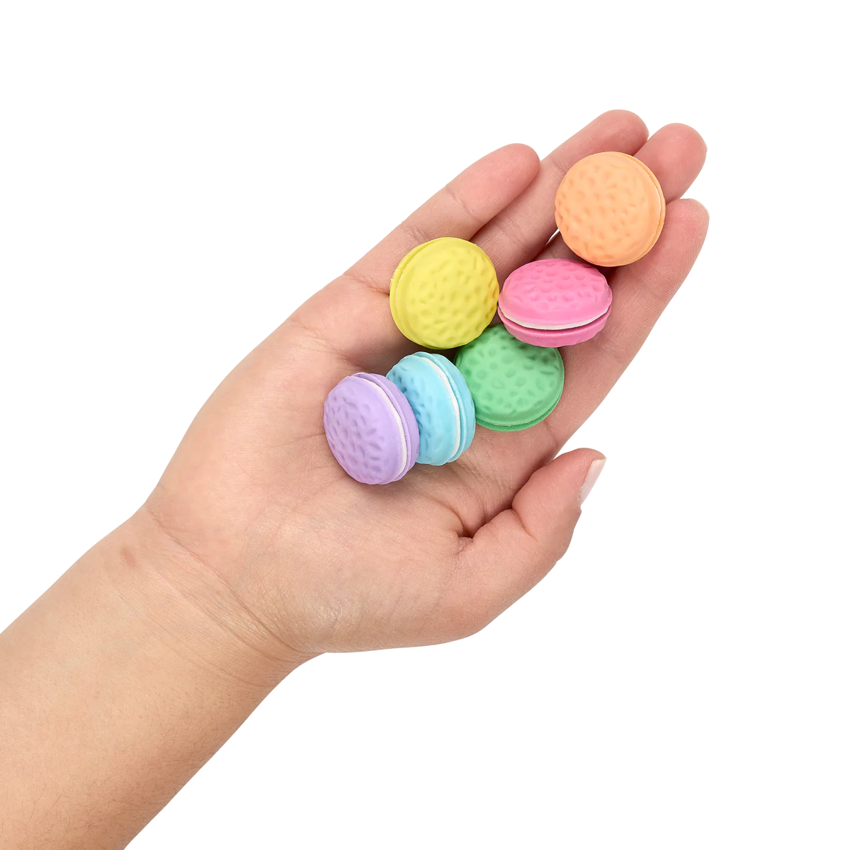 Macaron Scented Erasers Set Of 6