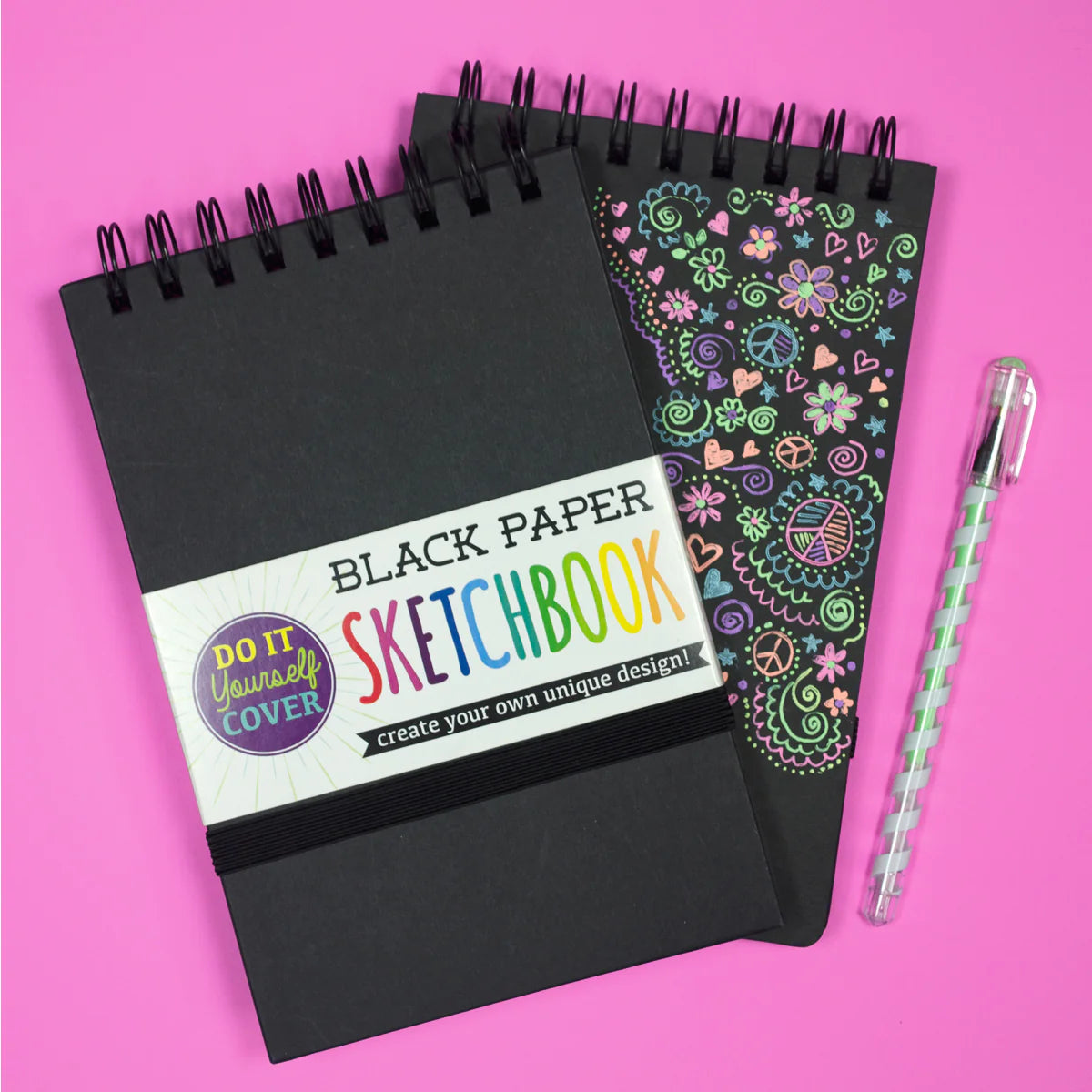 Ooly DIY Black Sketchbook Small