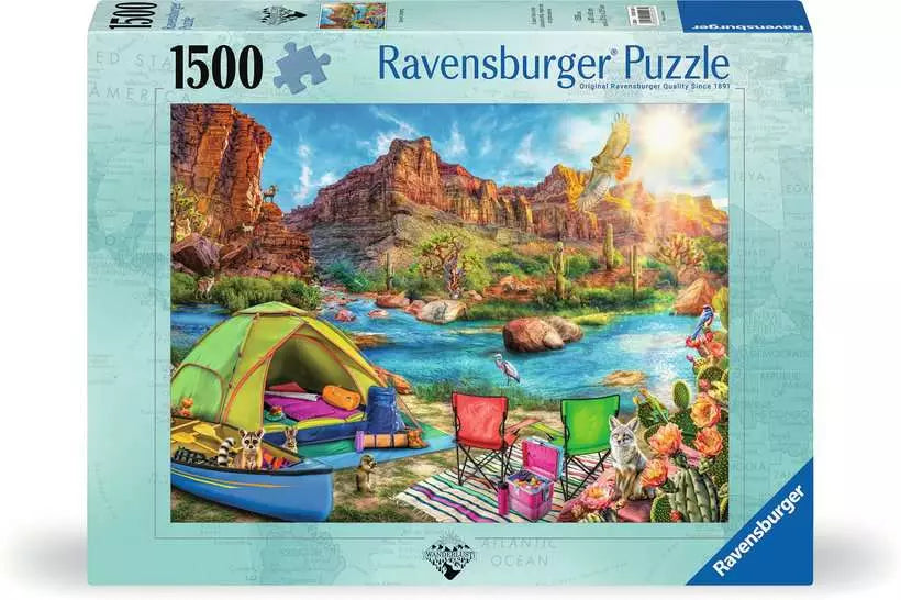 Ravensburger Canyon Camping 1500 Piece Puzzle