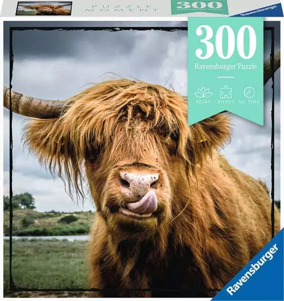 Ravensburger Puzzle Moments: Highland Cattle 300 Piece Puzzle