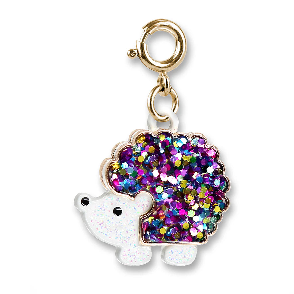 CHARM IT - Gold Glitter Hedgehog Charm