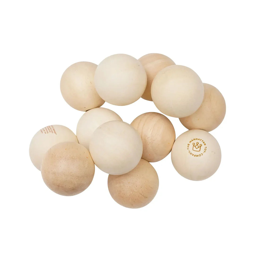 Manhattan Toy Natural Classic Baby Beads