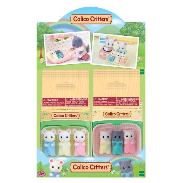 Calico Critters Triplet Babies - Assorted