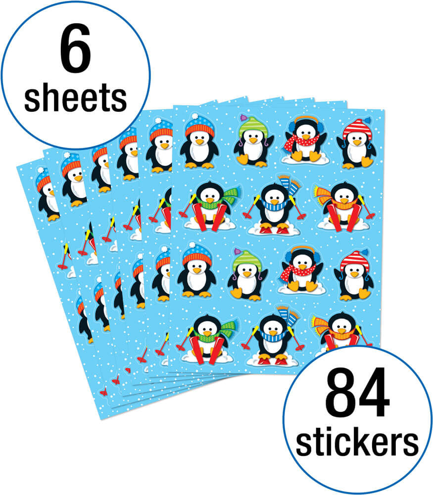 Penguin Shape Stickers