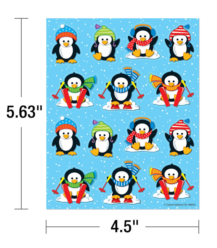 Penguin Shape Stickers