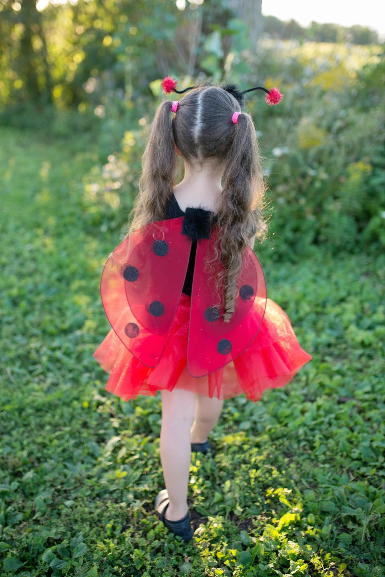 Ladybug Tutu with Wings & Headband - Size 4/6