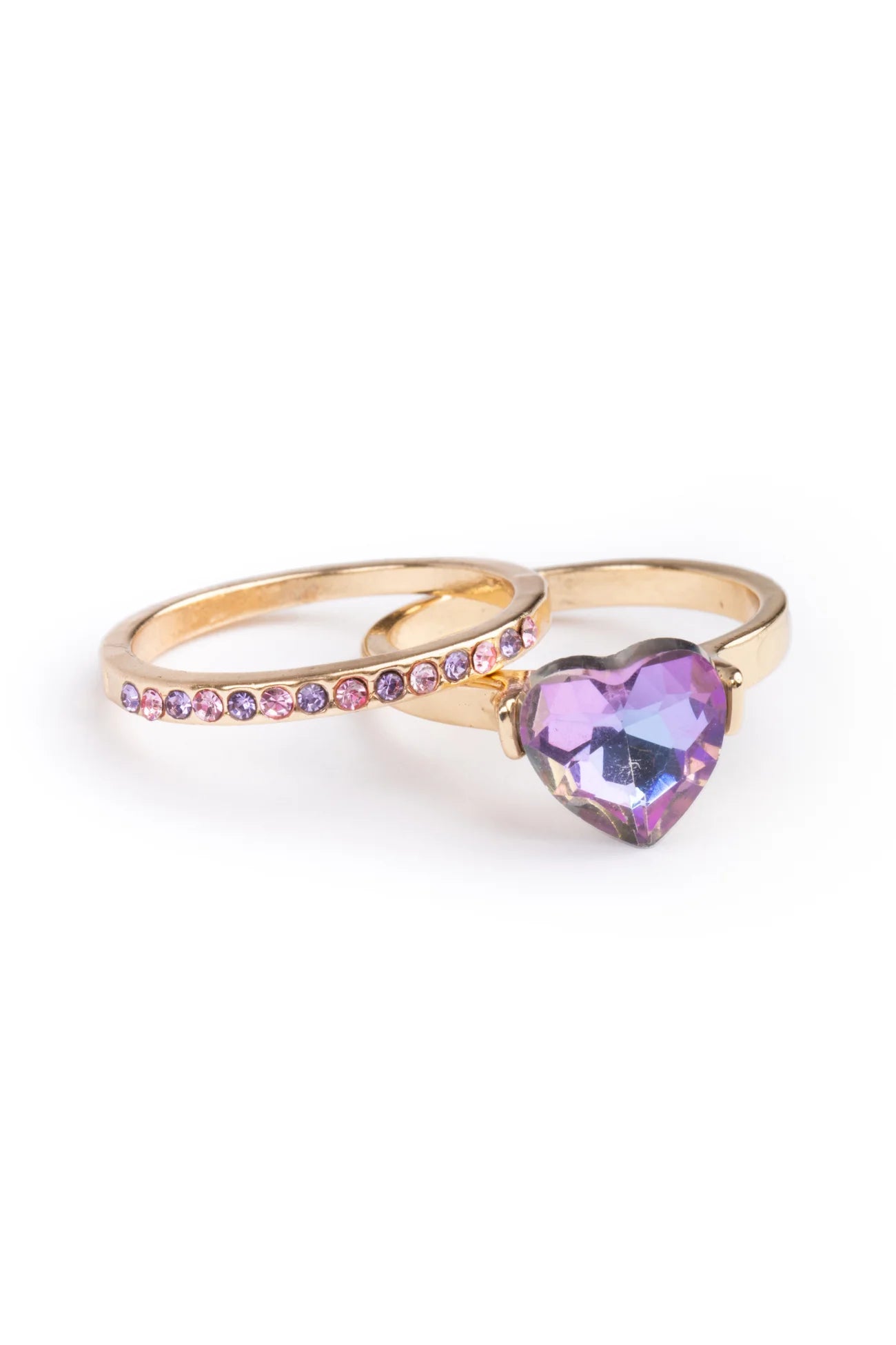 Boutique Chic Precious Purple Ring Set