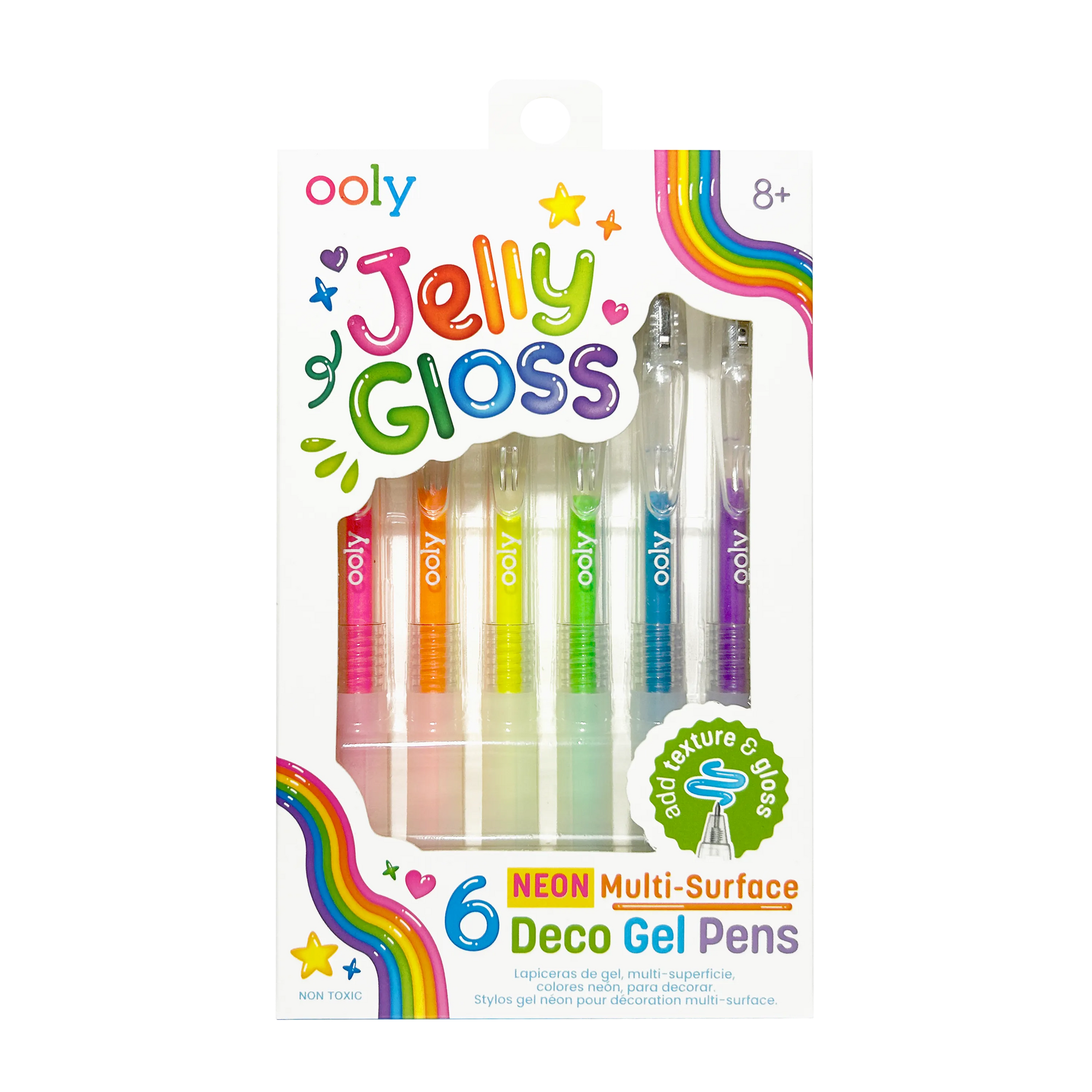 Jelly Gloss Neon Multi-Surface Deco Gel Pens