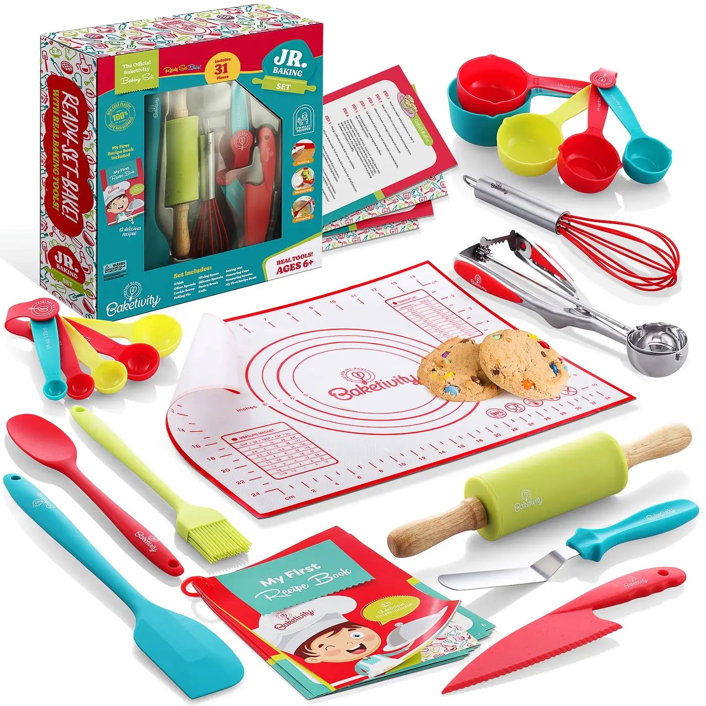 31 Piece Kids Cooking & Baking Set