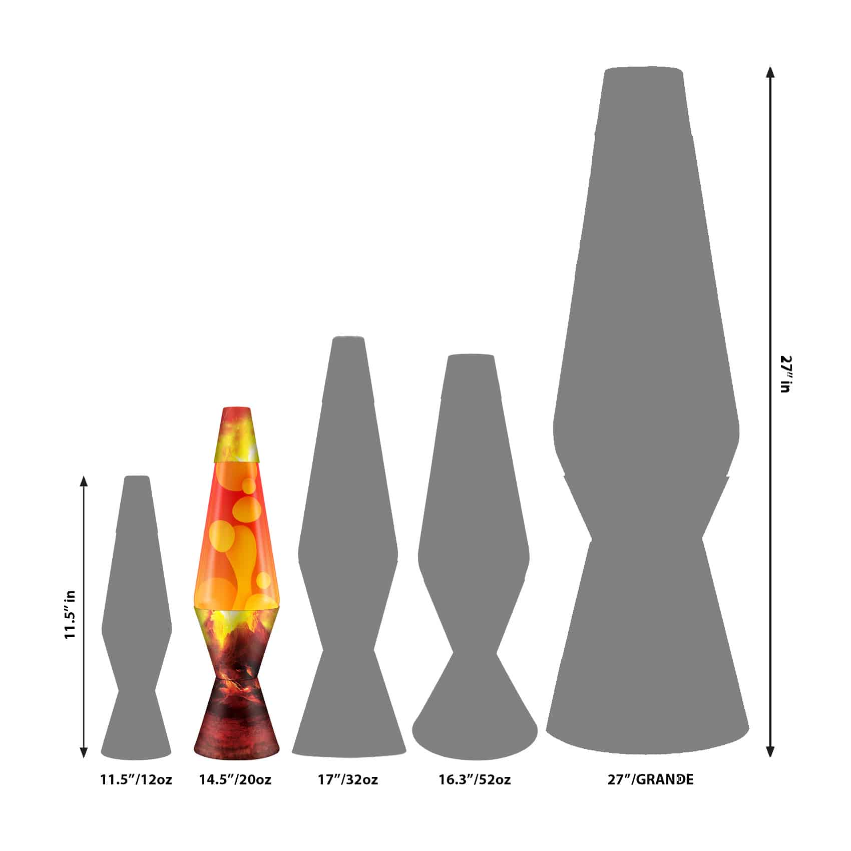 Erupting Crater 14.5" Lava Lamp