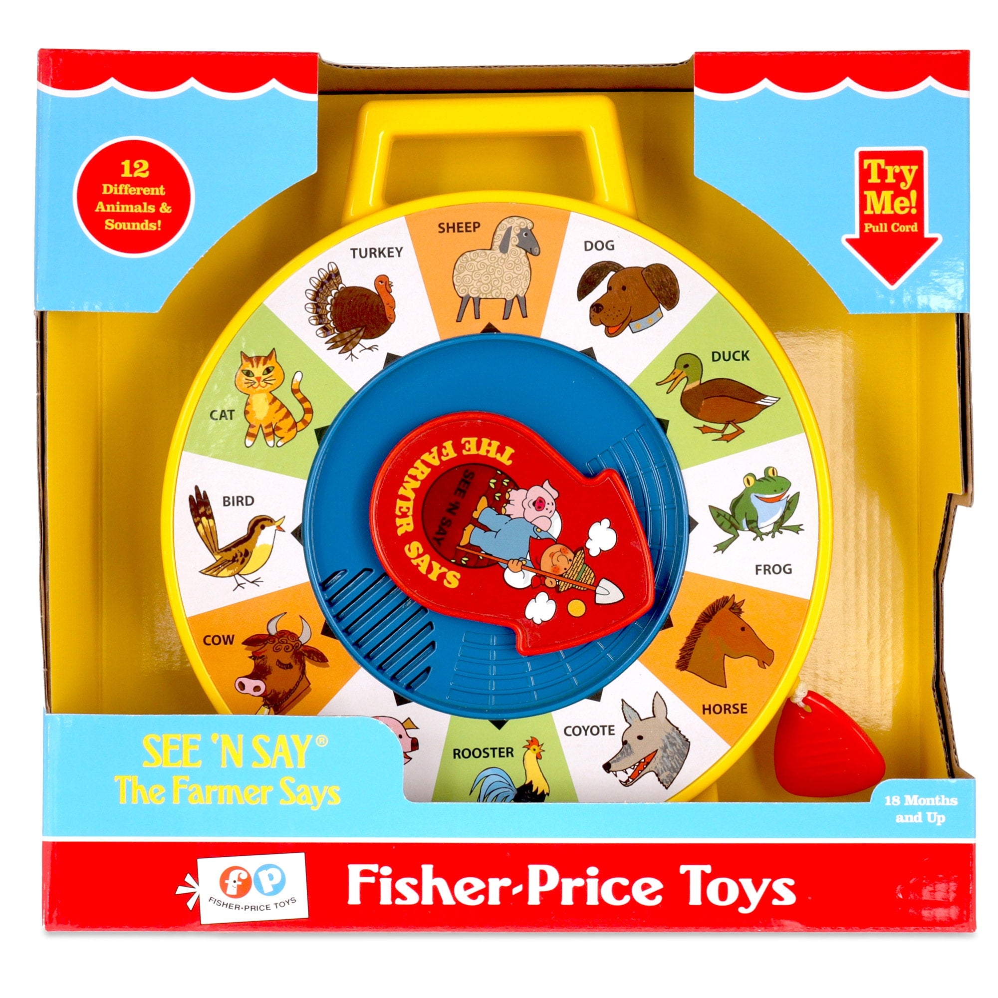 Fisher Price Classic Farmer Says See 'n Say