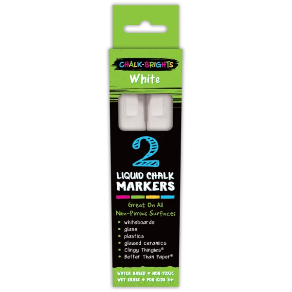 White Chalk Marker 2 PK