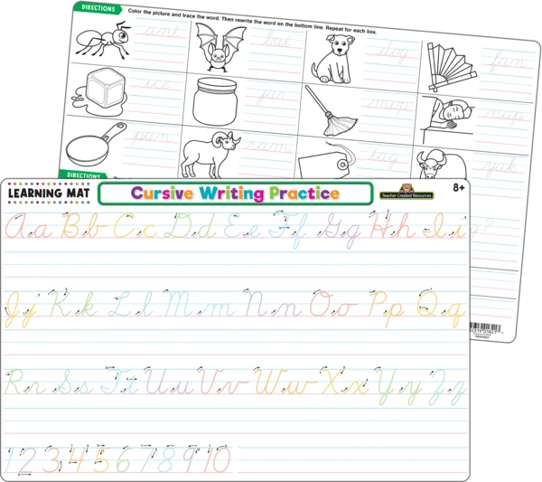 TCR Learning Mat - Cursive Writing