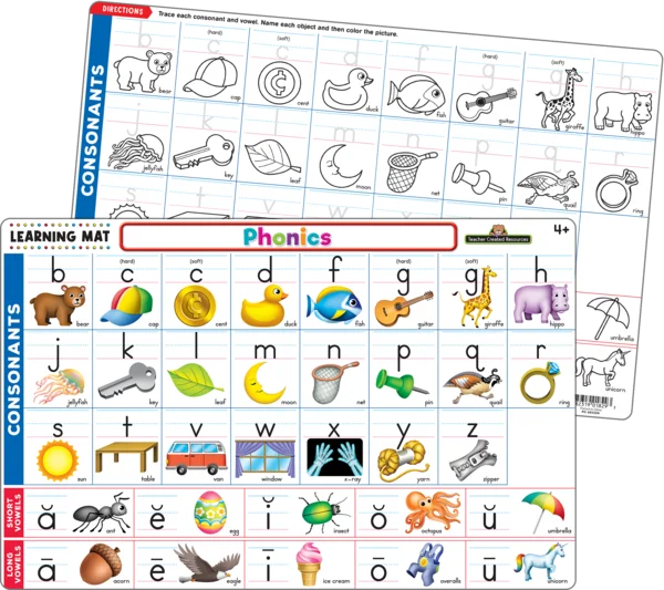 TCR Learning Mat - Phonics