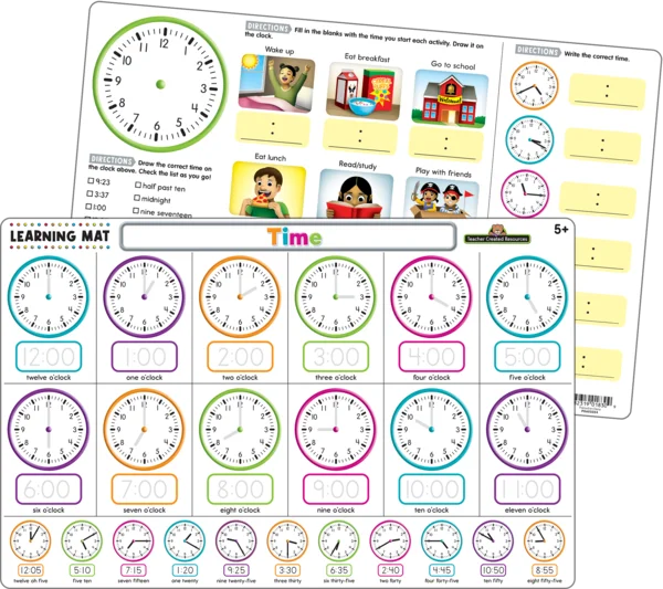 TCR Learning Mat - Time