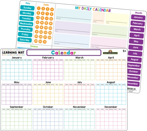 TCR Learning Mat - Calendar