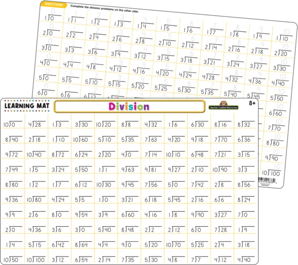 TCR Learning Mat - Division