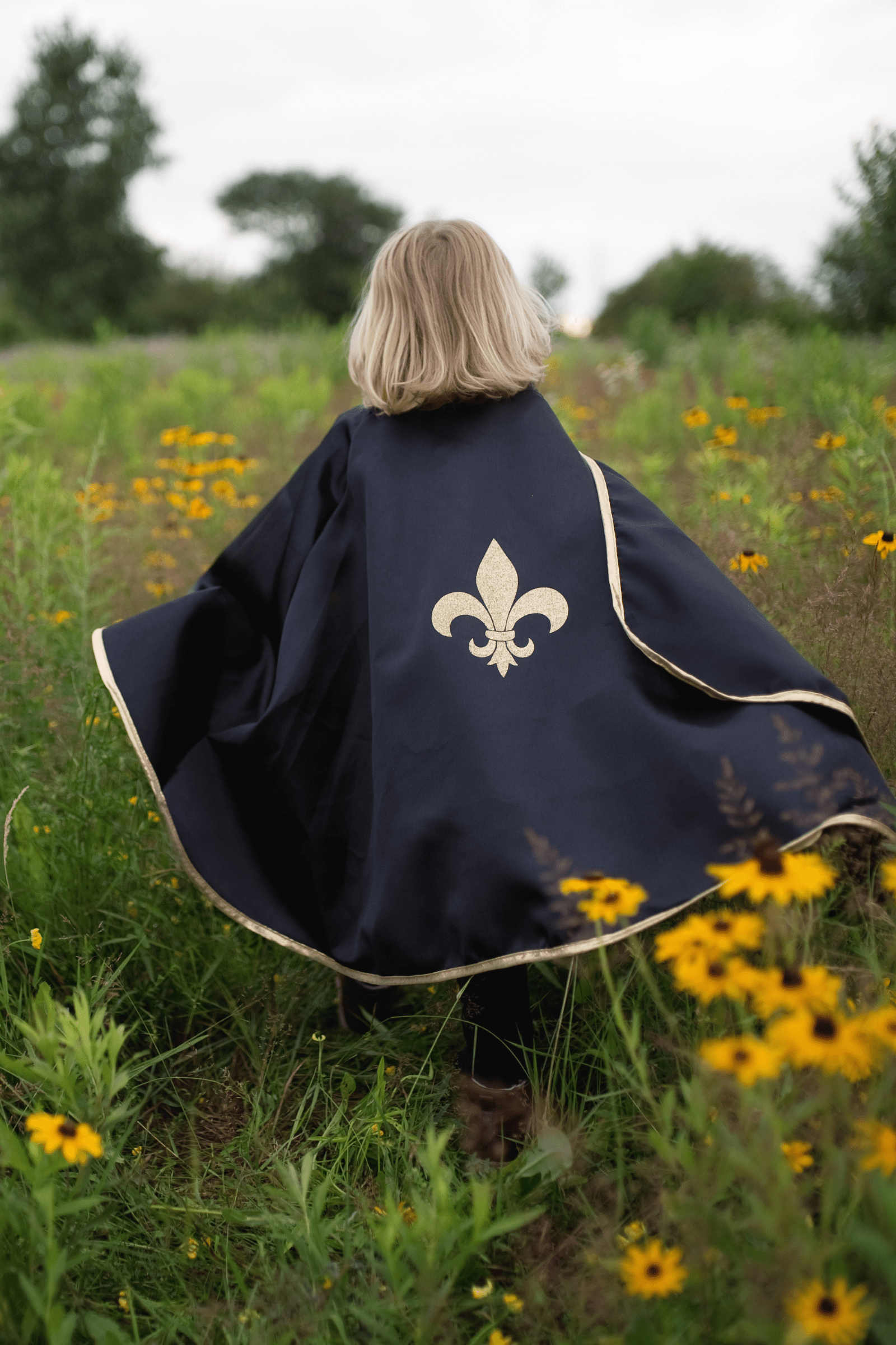 Fleur de Lis Cape - Size 5/6