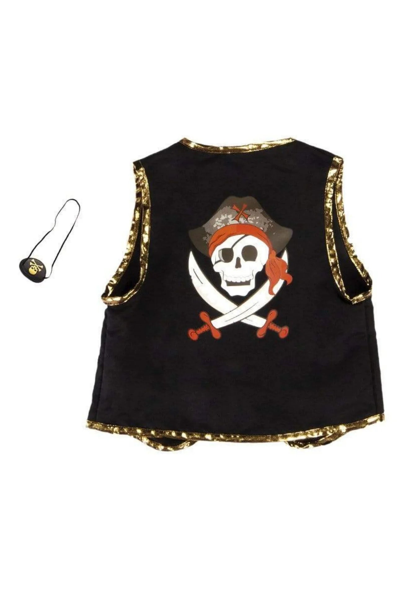 Pirate Vest with Eye Patch, Size 5/6