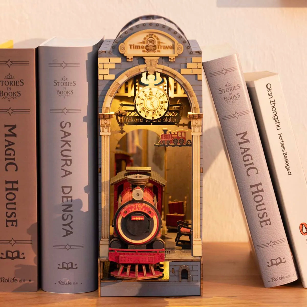 Time Travel DIY Bookend Craft Kit