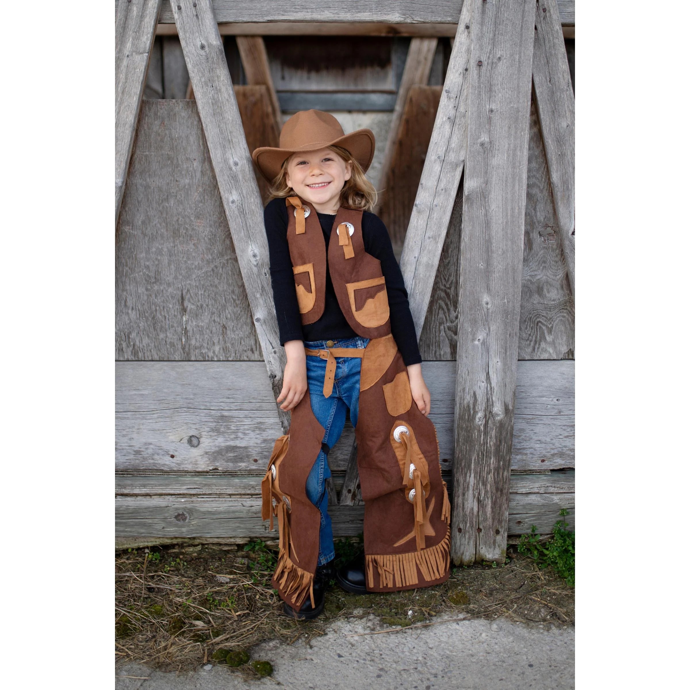 Cowboy Vest and Chaps, Size 5/6