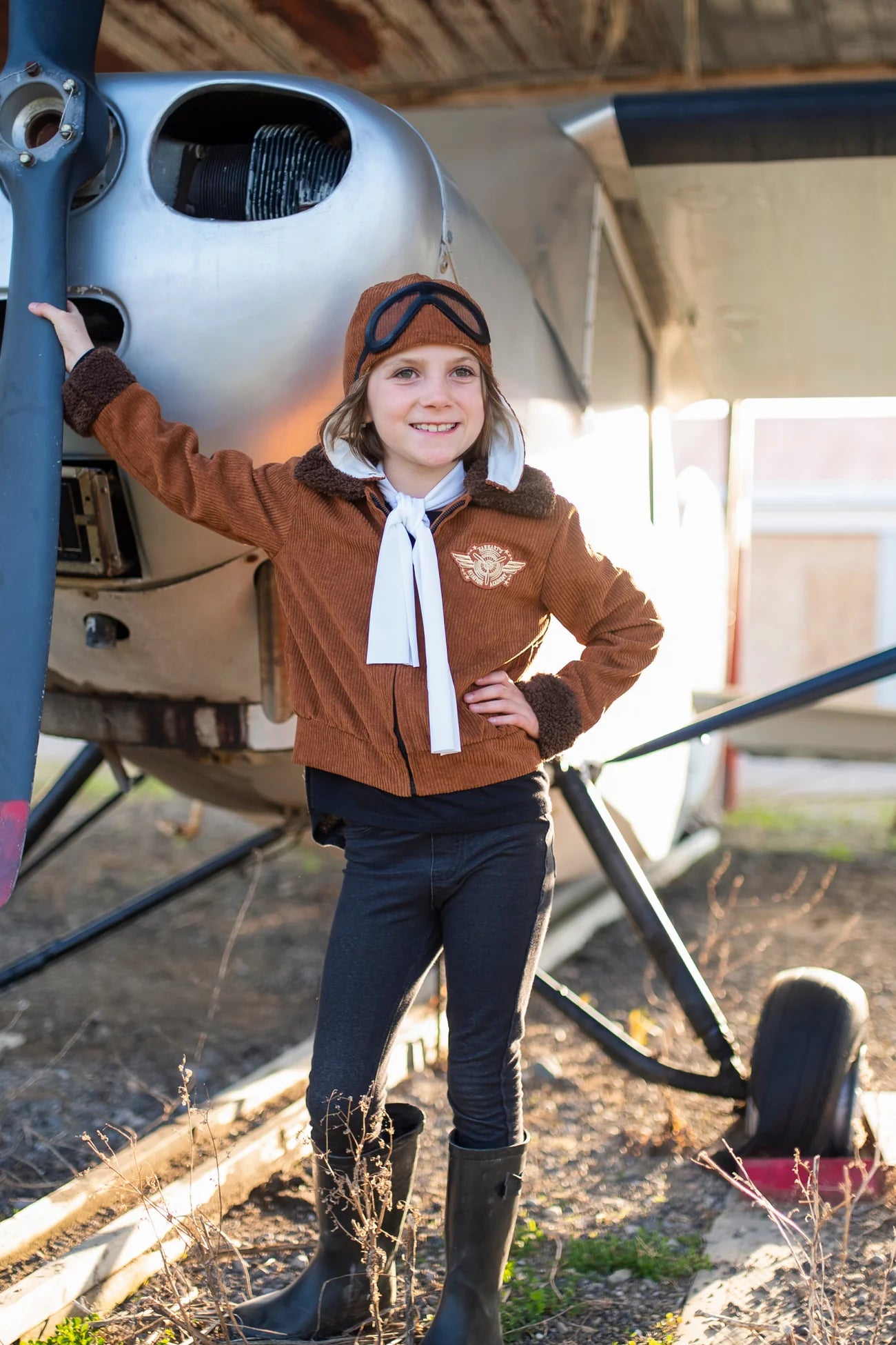 Amelia the Pioneer Pilot Costume, Size 5/6