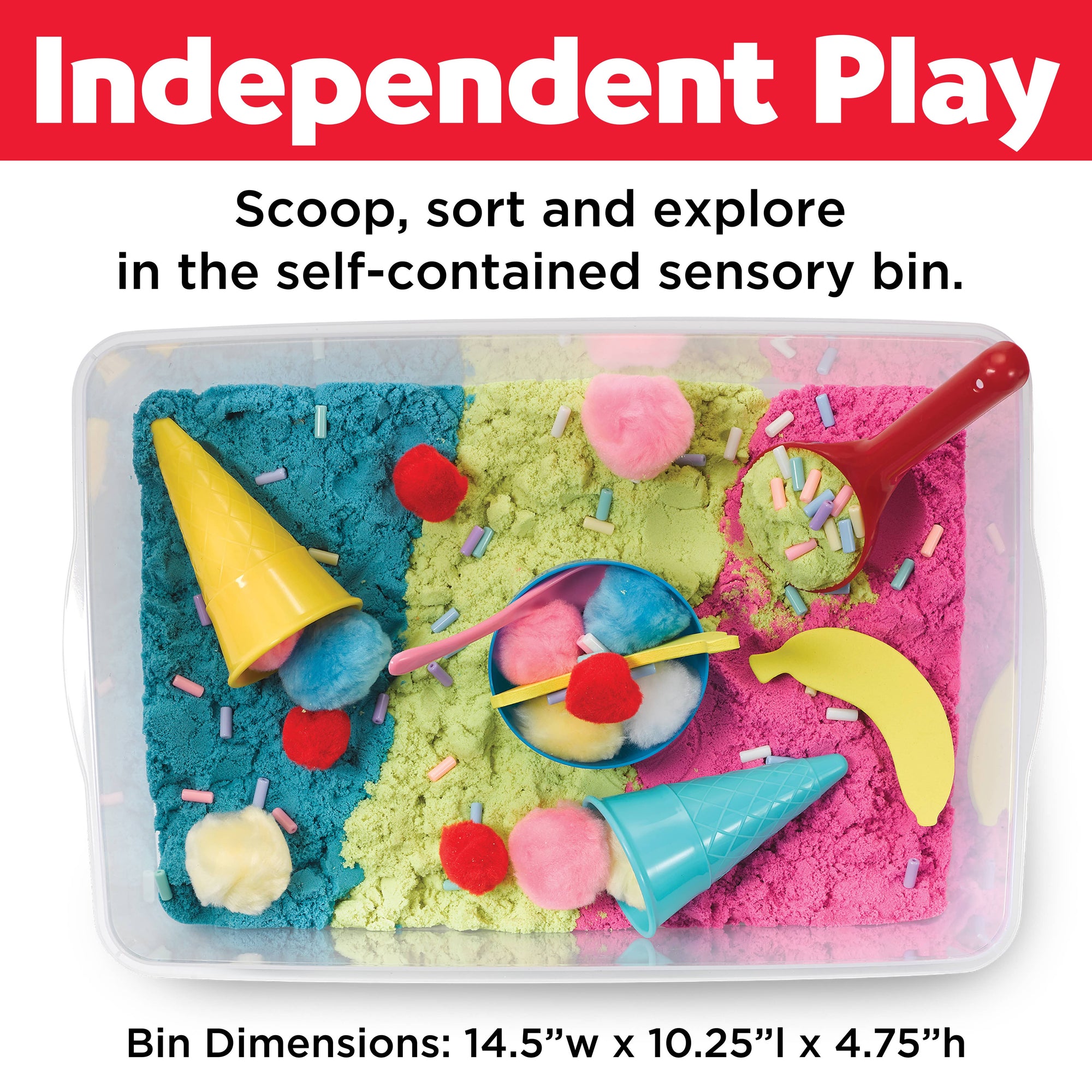 Sensory Bin Ice Cream Shop Activity Bin for Kids