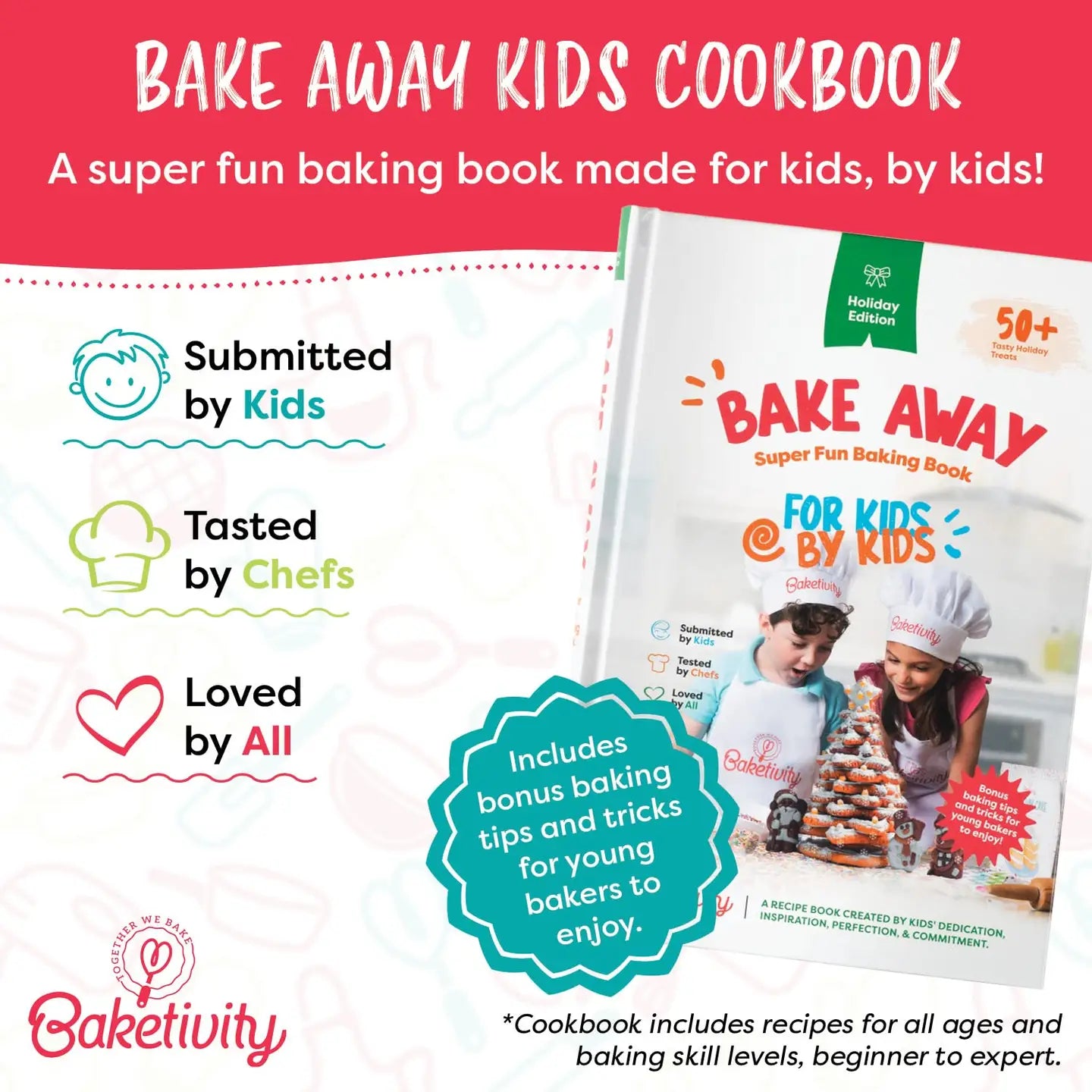 Kids Baking Cookbook with Pictures