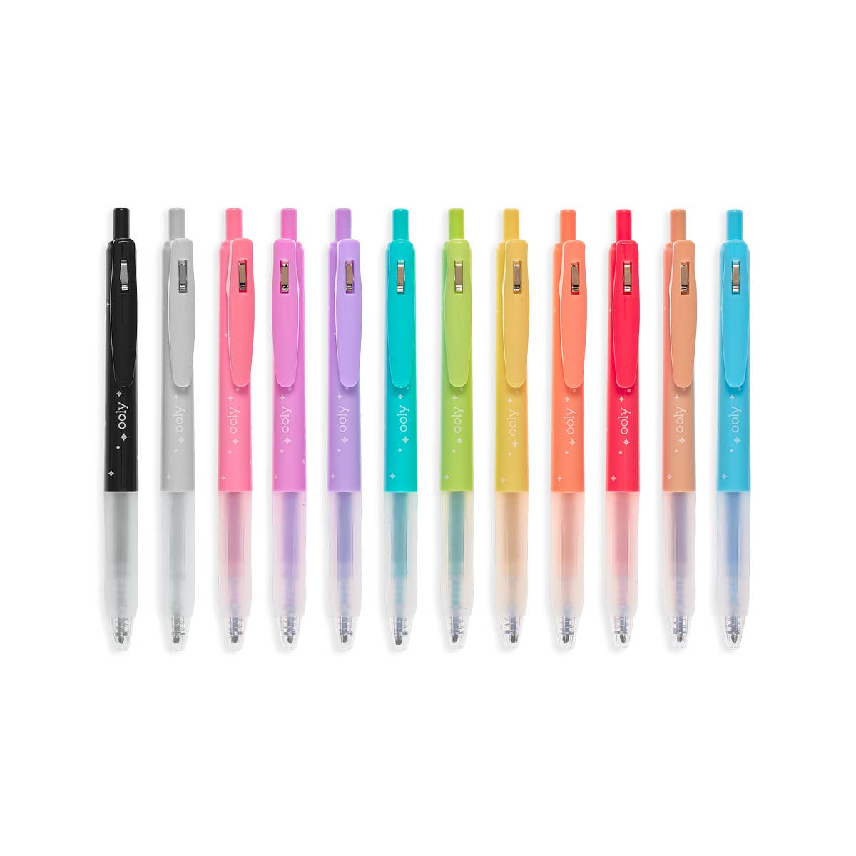 Oh My Glitter! Retractable Glitter Gel Pens - Set of 12