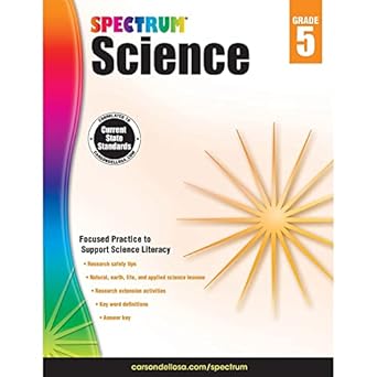 Spectrum Science Workbook Grade 5 Paperback