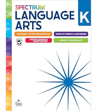 Spectrum Language Arts Workbook Grade K Paperback