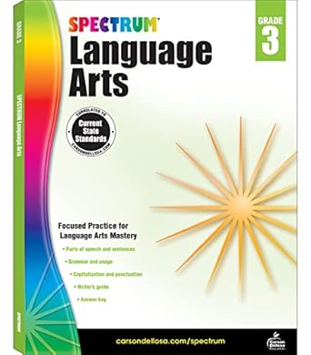 Spectrum Language Arts Workbook Grade 3 Paperback