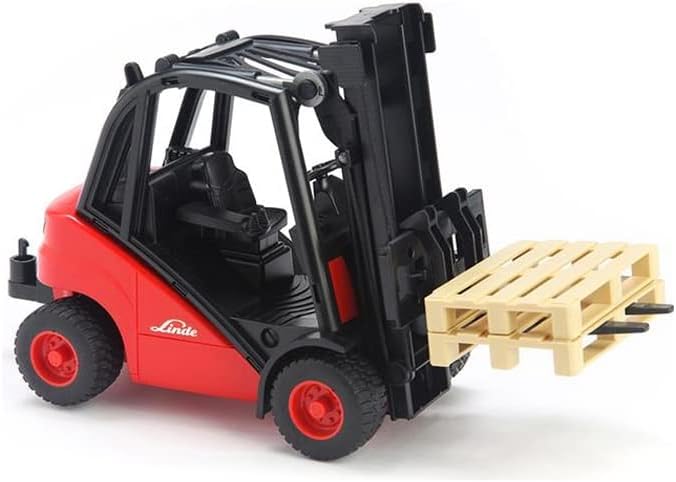 Bruder Linde H30D Forklift with 2 Pallets