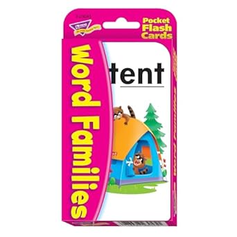 Word Families Pocket Flash Cards