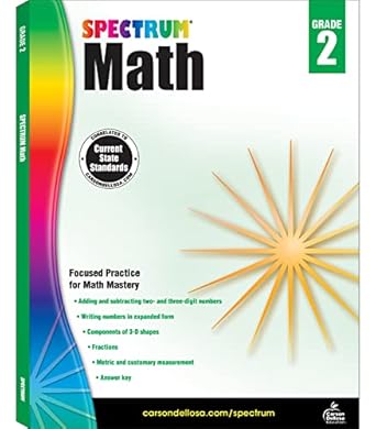 Spectrum Math Workbook Grade 2 Paperback