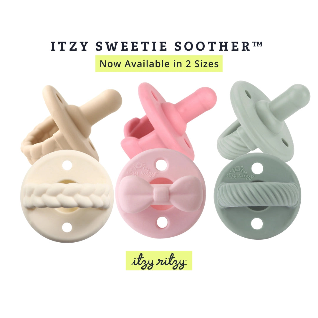 Itzy Ritzy Sweetie Soother Pacifier Sets (2-pack, Ages 0-6 Months)