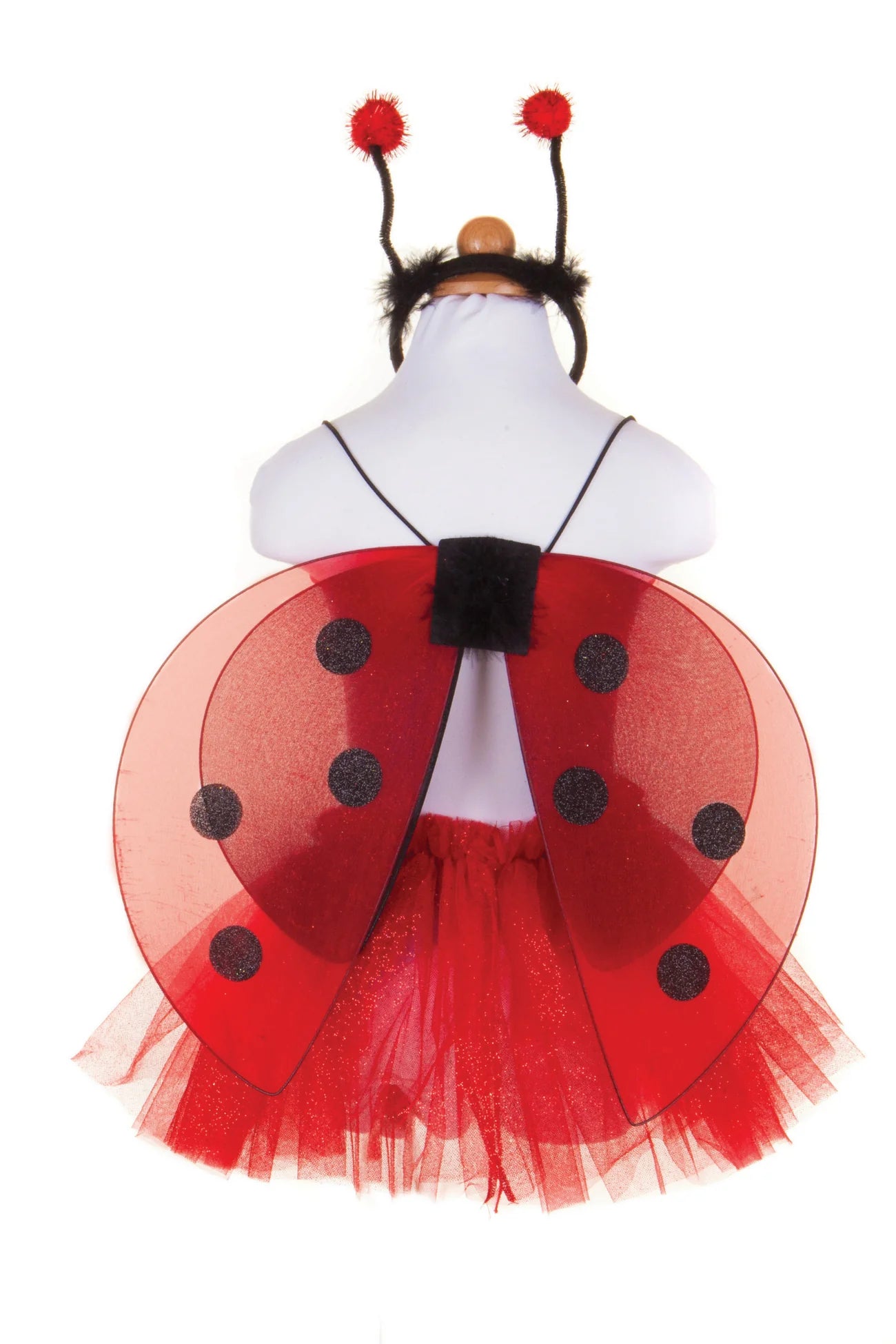 Ladybug Tutu with Wings & Headband - Size 4/6