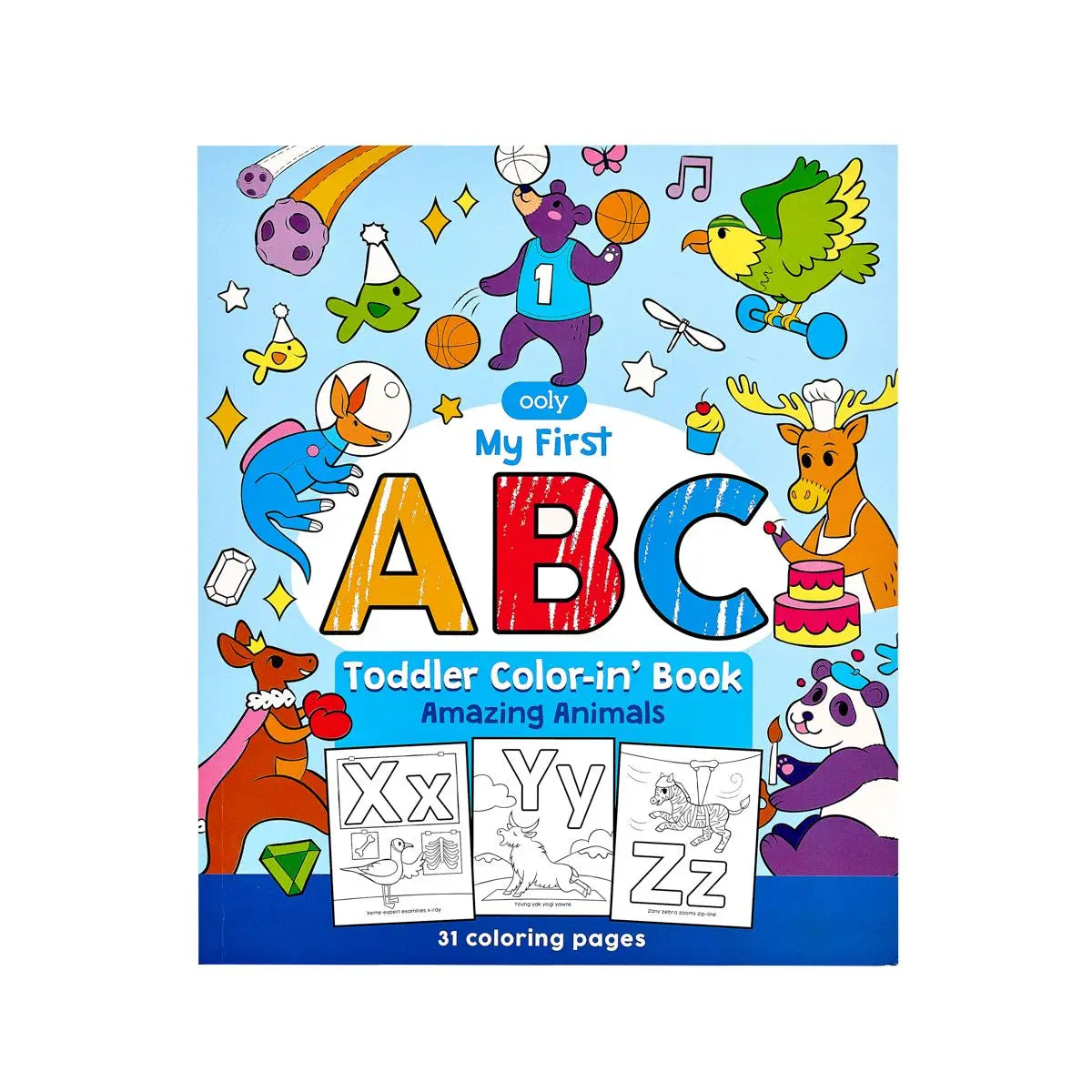 My First ABC: Amazing Animals Toddler Coloring Book