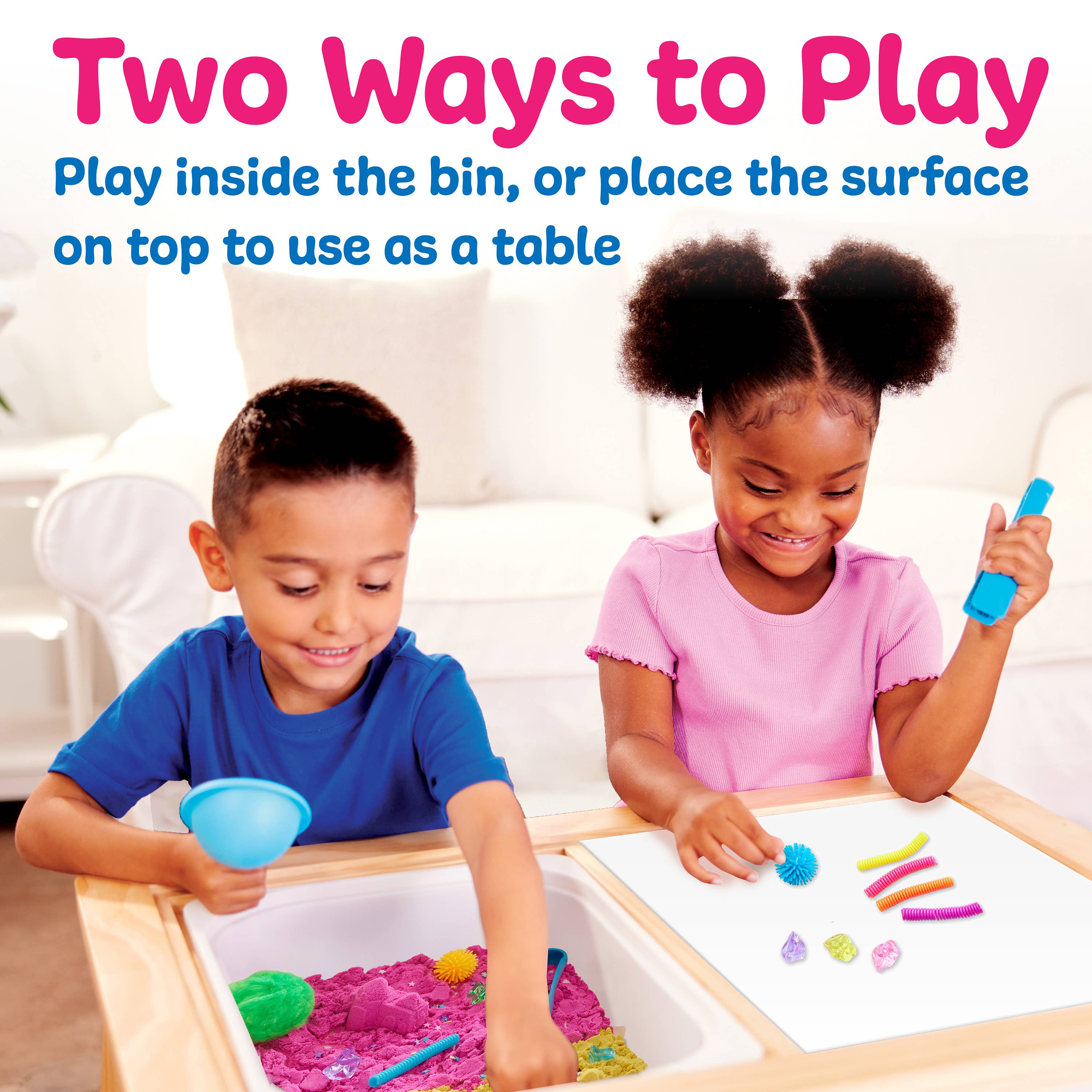 Sensory Table - Color Party Activity Table and Play Bin