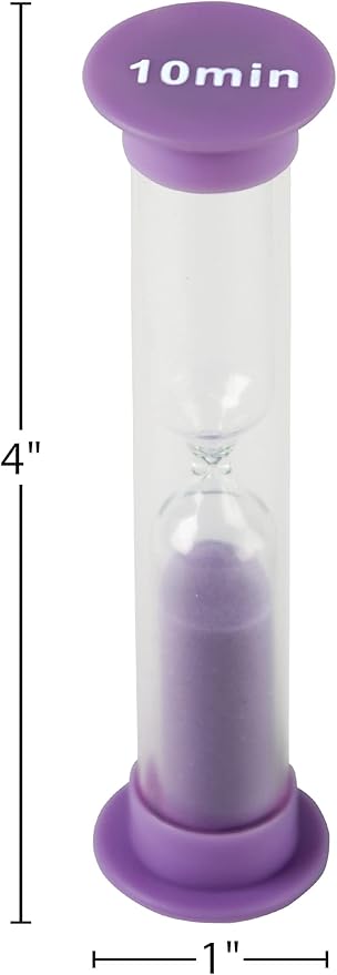 Sand Timer 10 Minute Set of 4