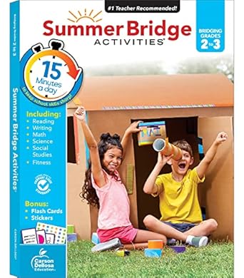 Summer Bridge Activities Workbook Grade 2-3 Paperback