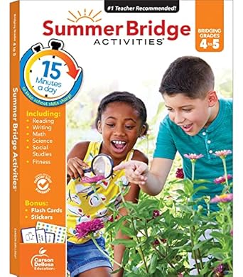 Summer Bridge Activities Workbook Grade 4-5 Paperback