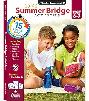 Summer Bridge Activities Workbook Grade 6-7 Paperback