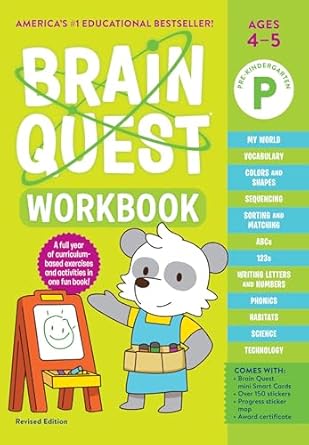 Brain Quest Workbook: Pre-K Revised Ed.