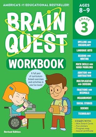 Brain Quest Workbook: 3rd Grade Revised Ed.