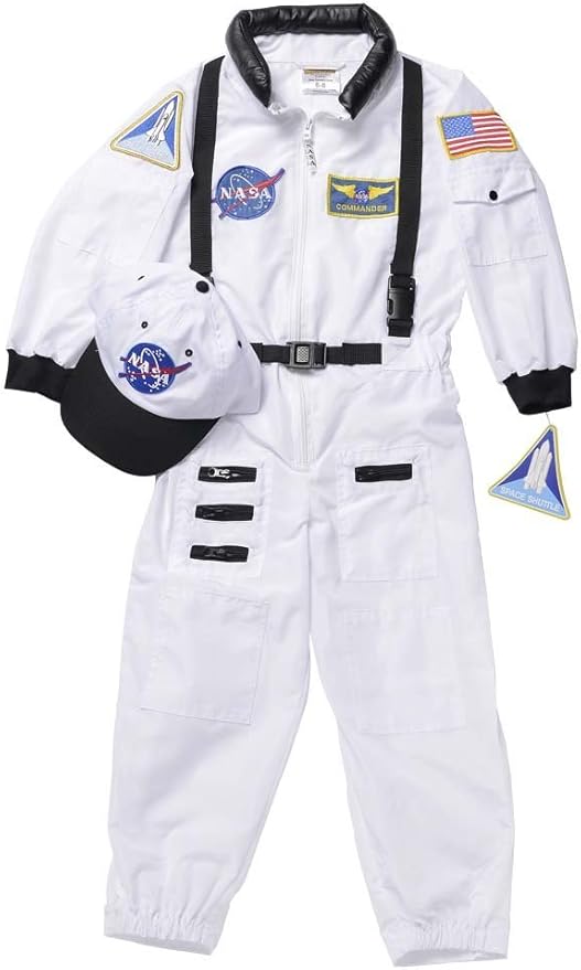 Jr. Astronaut Jumpsuit with Embroidered Cap