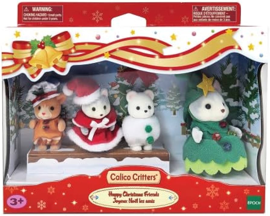 Calico Critters Happy Christmas Friends